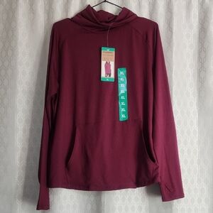 Eddie Bauer Moisture Wicking Funnel Neck Top